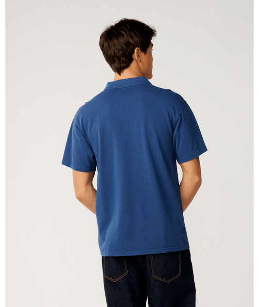 Rip Curl Premium Surf Wettie Polo - Light Navy