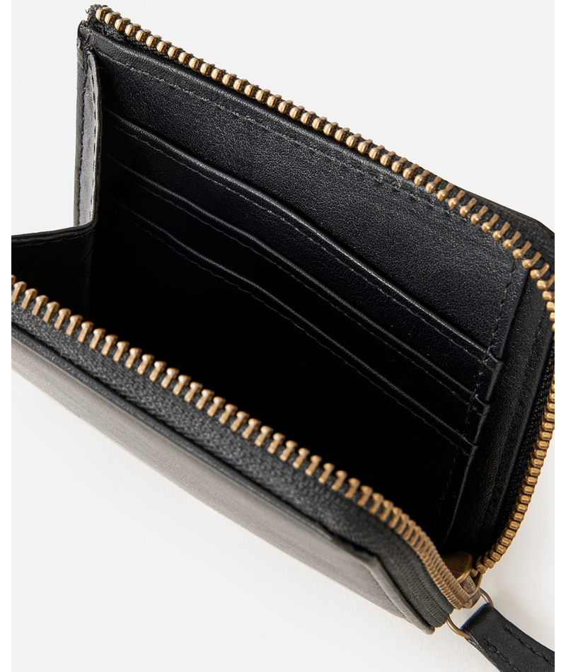 Rip Curl Classic Surf PU Zip Around Wallet - Black