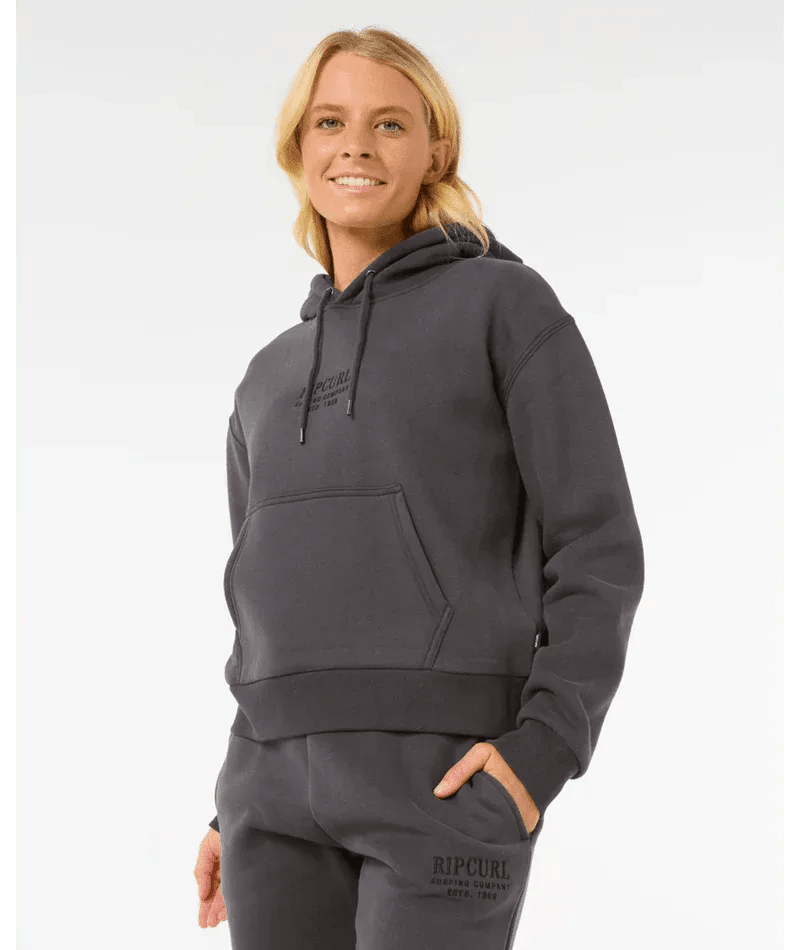 Rip Curl Surf Staple Trackpant - Washed Black - Guys & Girls Surf n Street