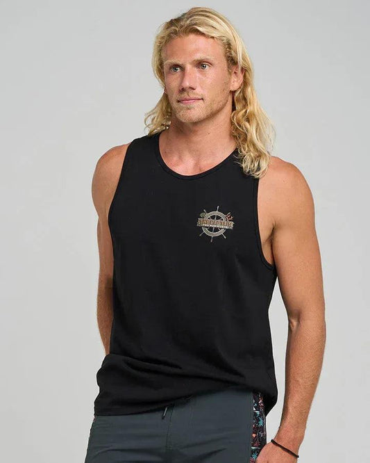 The Mad Hueys The Sea Captain Tank - Black - Guys & Girls Surf n Street