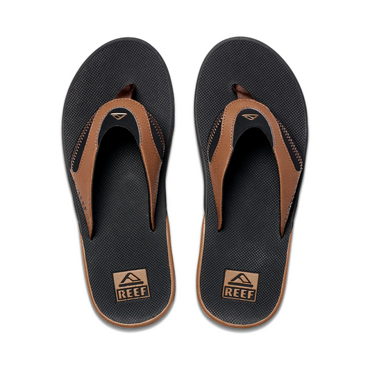 Reef Fanning Thong - Black / Tan