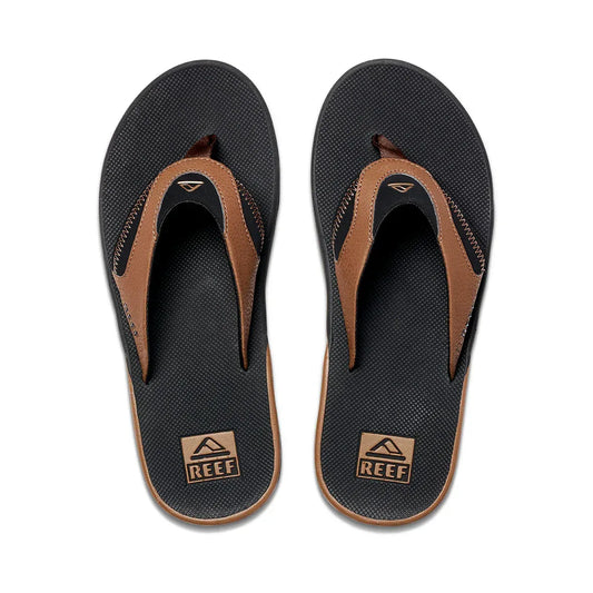 Reef Fanning Thong - Black / Tan - Guys & Girls Surf n Street
