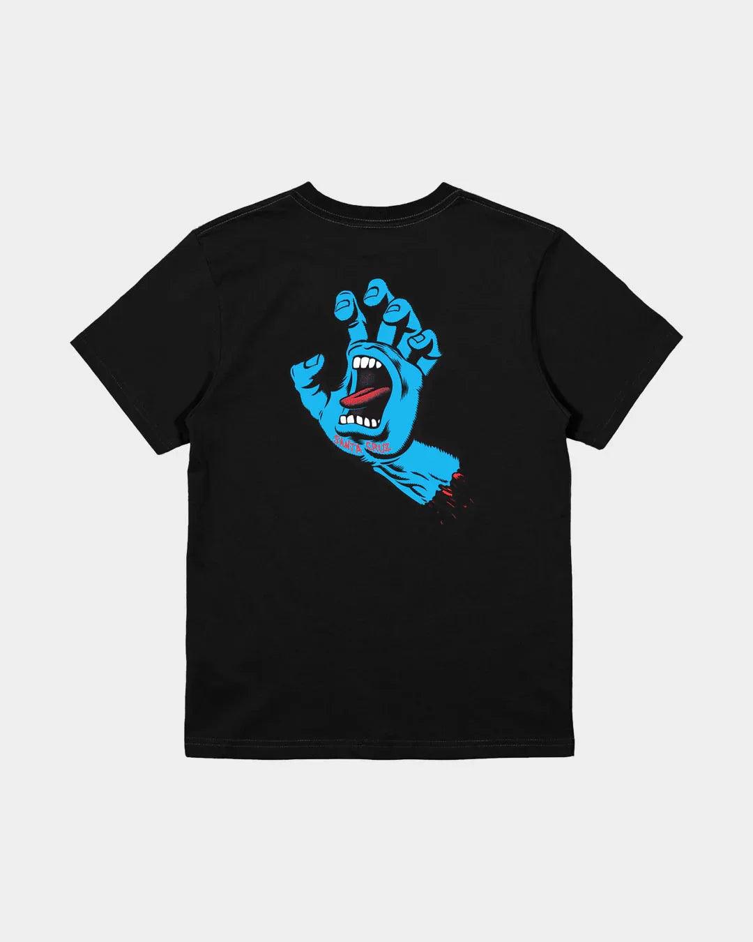 Santa Cruz Opus Screaming Hand Tee - Black - Guys & Girls Surf n Street
