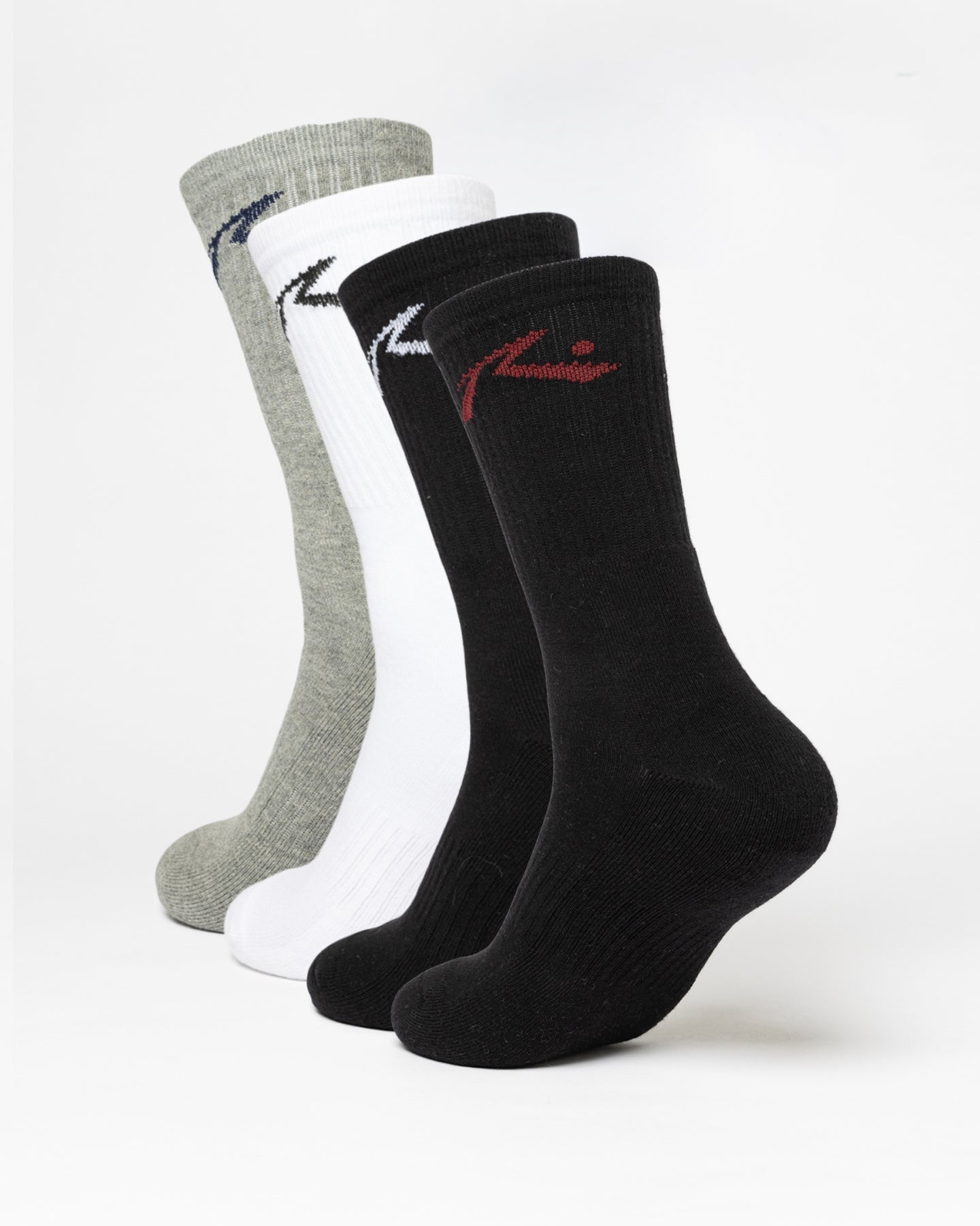 Rusty R Dot Mid Calf 4-Sock Pack - Multi
