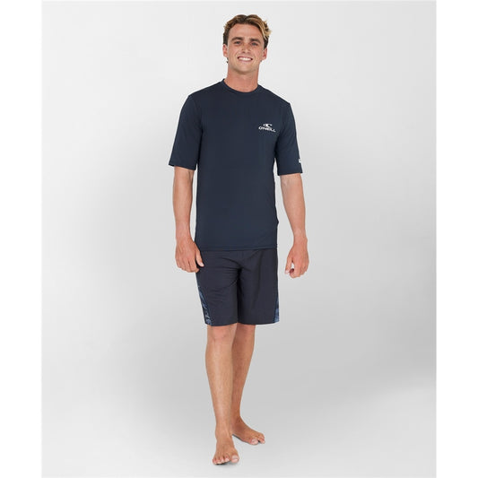 O'Neill Clean & Mean Short Sleeve Rash Tee - Black
