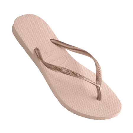 Havaianas Slim Metallic Thongs - Ballet Rose - Guys & Girls Surf n Street