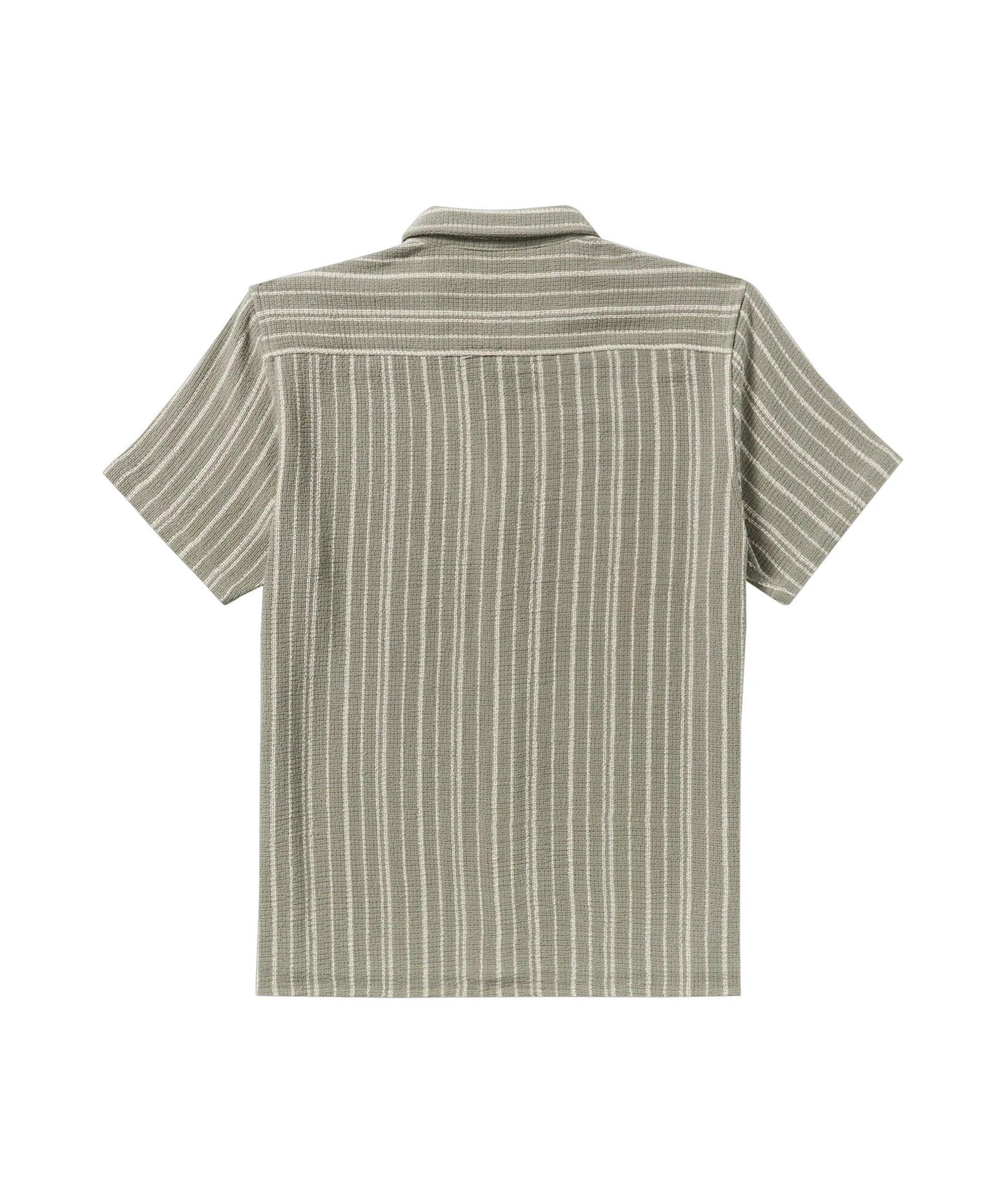 RVCA Vacancy Stripe SS Shirt - Light Olive - Guys & Girls Surf n Street