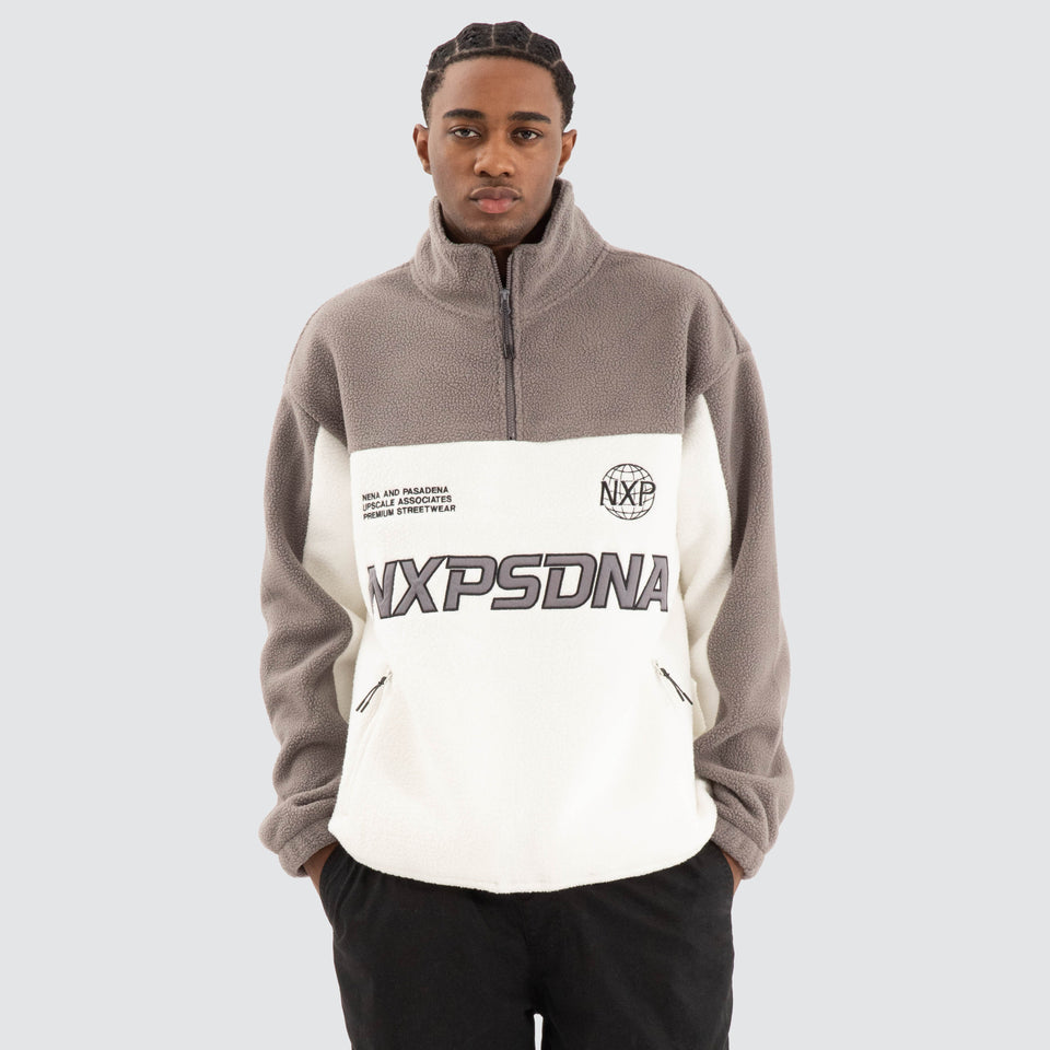 Nena and Pasadena Lineage Pullover Sweater - Steel Grey