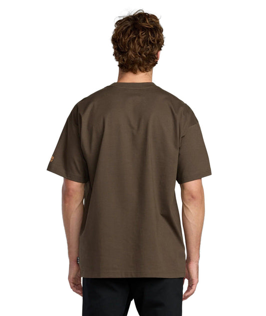 Billabong Spec 73 Legacy Tee - Dark Brown - Guys & Girls Surf n Street