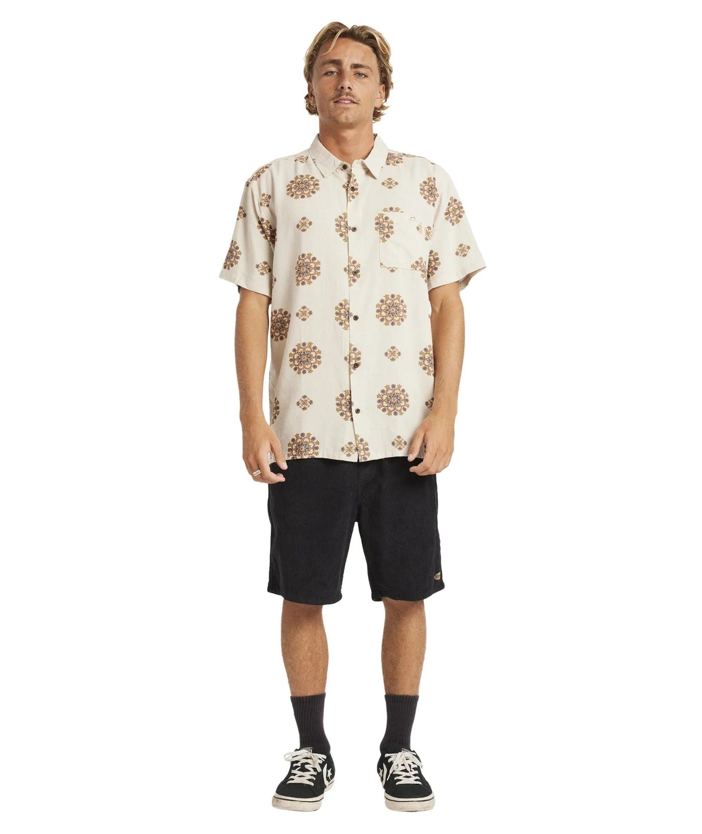 Billabong Cordoba SS Shirt - Cream - Guys & Girls Surf n Street