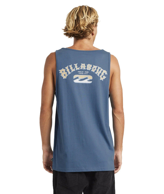 Billabong Heritage Arch Tank - Real Teal - Guys & Girls Surf n Street