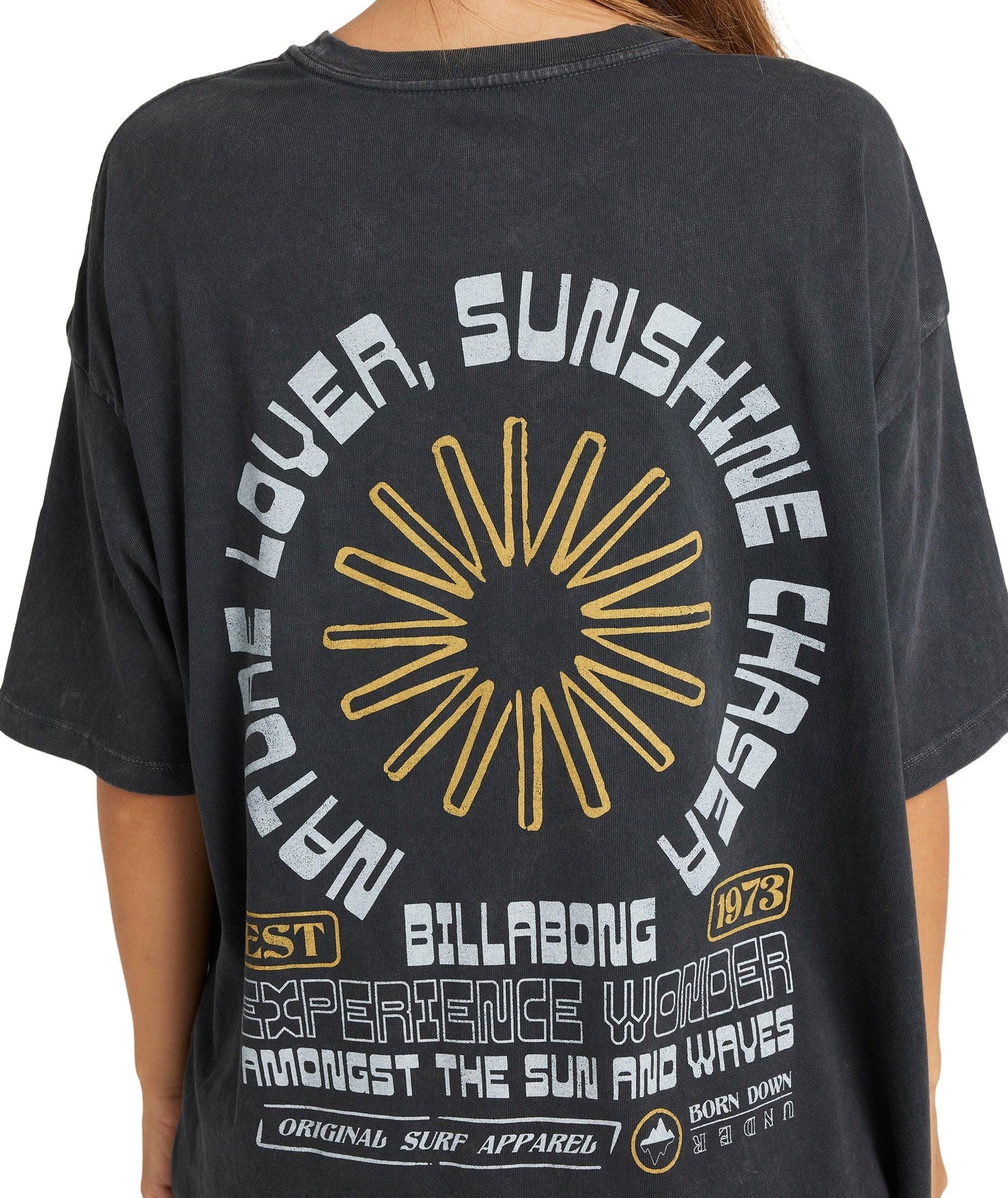 Billabong Sunshine Chaser SS Tee - Off black - Guys & Girls Surf n Street