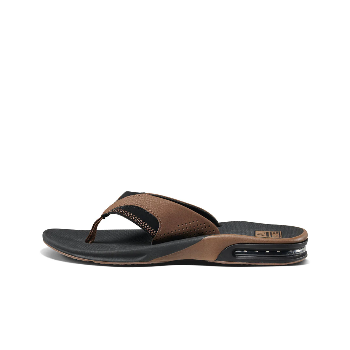 Reef Fanning Thong - Black / Tan