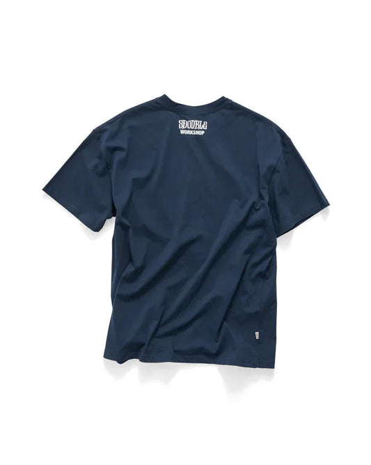 S-Double Small Stock Tee - Navy - Guys & Girls Surf n Street