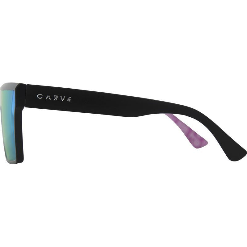 Carve Royale - Matt Black Pink Iridium Lens