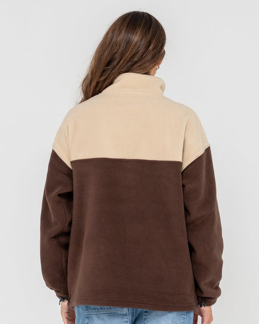 Rusty Central Division Crew Polar Fleece - Pinecone