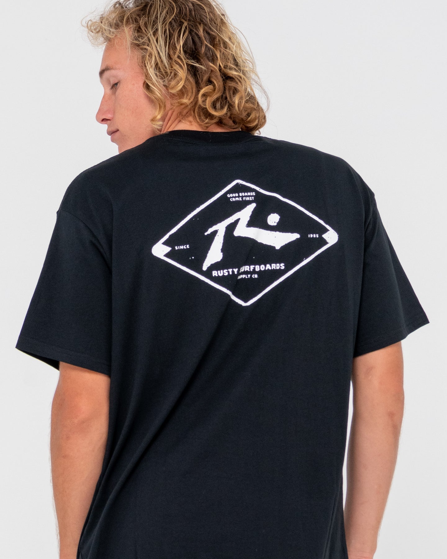 Rusty Wull Wolume Short Sleeve Tee - Black