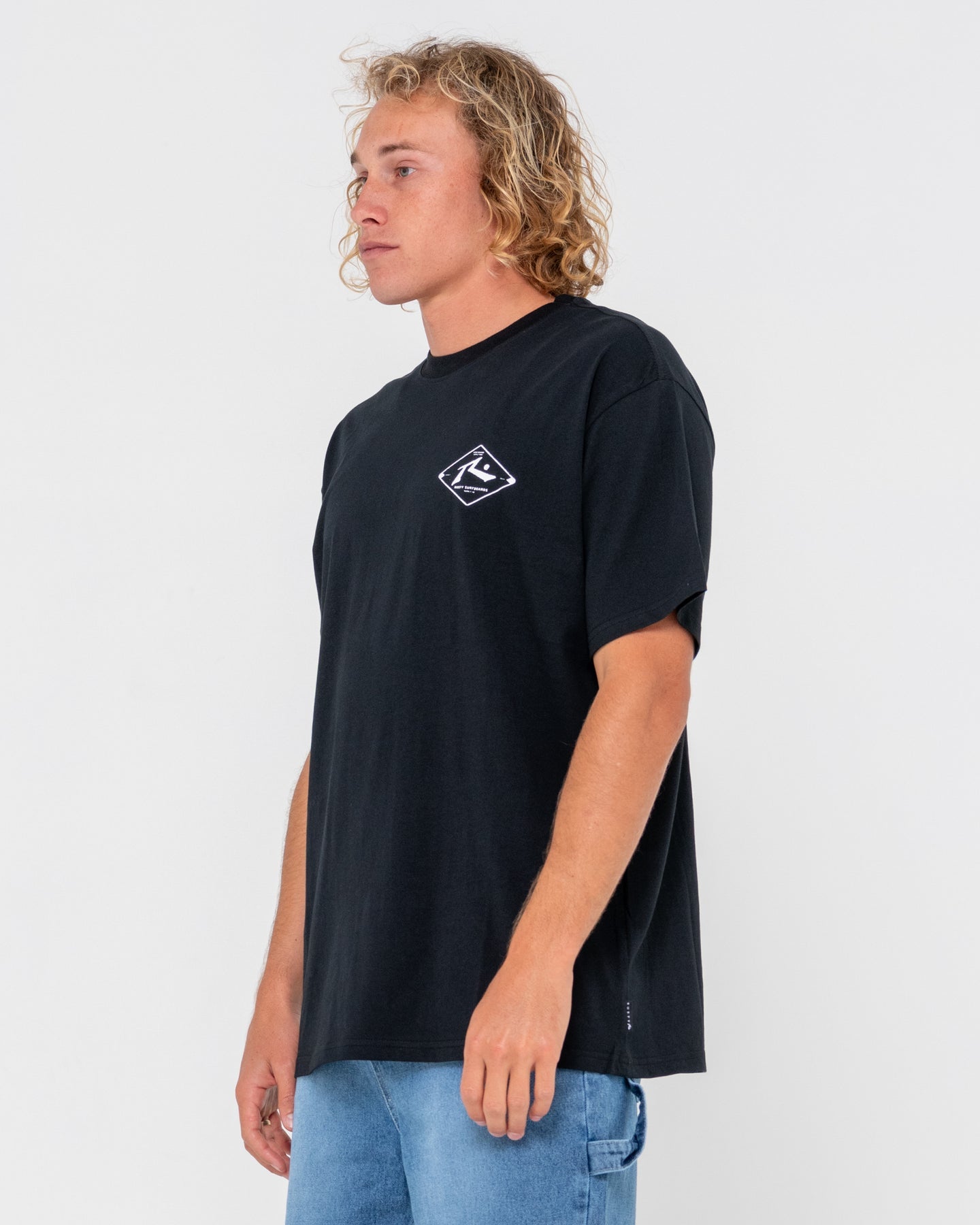 Rusty Wull Wolume Short Sleeve Tee - Black