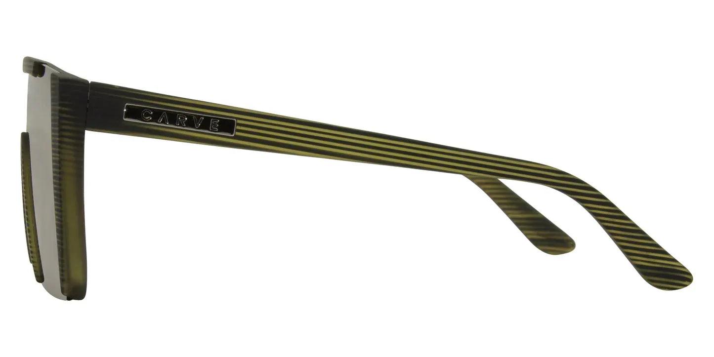 Carve Equinox - Matte Translucent Olive Streak Frame Brown Polarized Lens - Guys & Girls Surf n Street