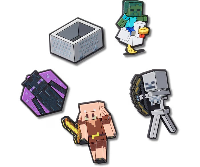 Crocs Jibbitz Charms 5 Pack - Minecraft