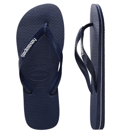 Havaianas Rubber Logo - Navy Blue/White