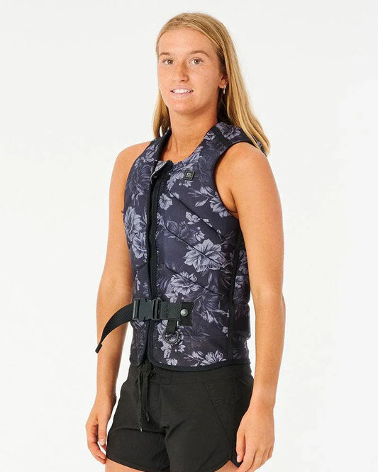 Rip Curl Dawn Patrol Pro Buoyancy Vest - Black/Black - Guys & Girls Surf n Street