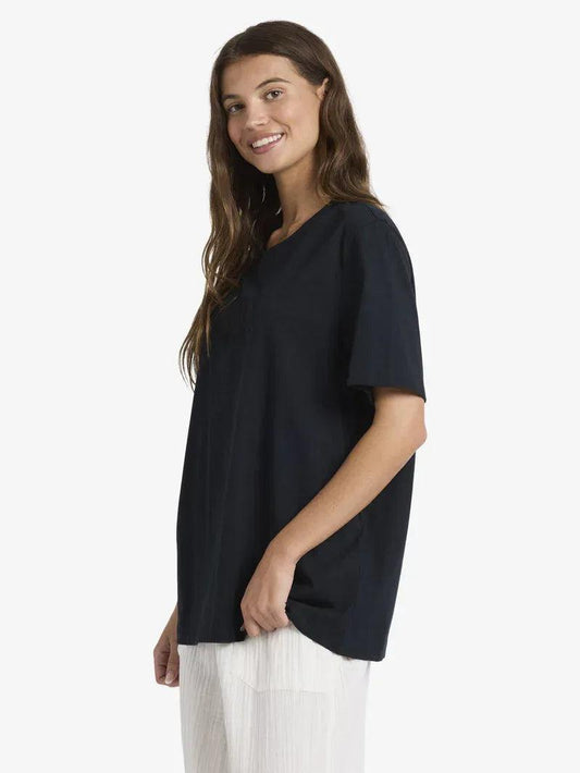 Roxy Sweet Life Tee - Anthracite - Guys & Girls Surf n Street