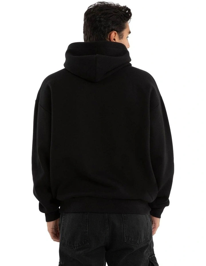 Nomadic Paradise Archie Oversized Hoodie - Jet Black