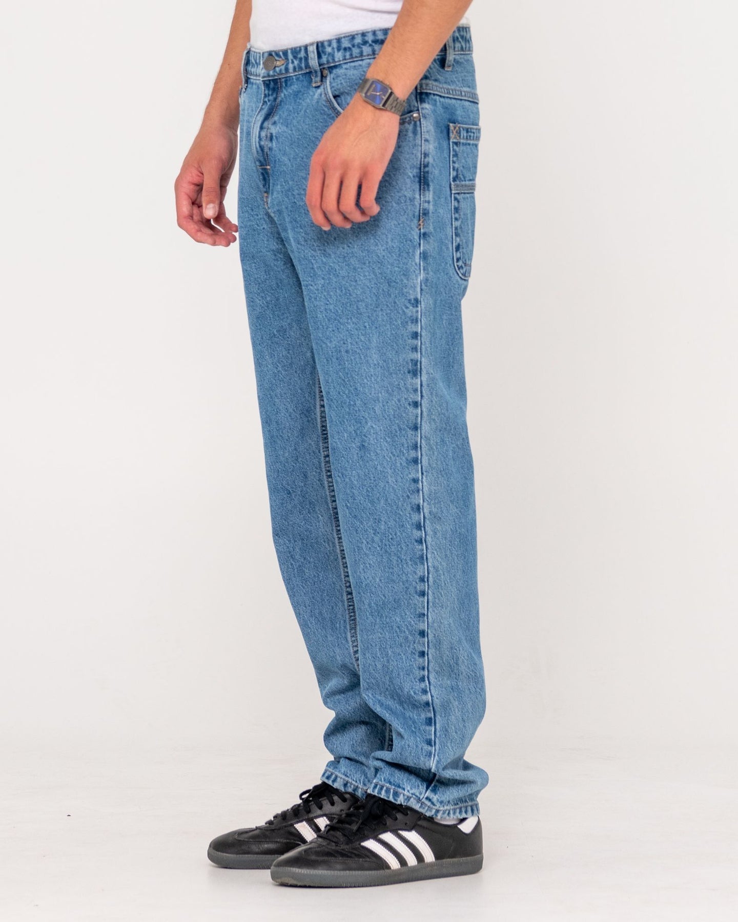 Rusty Steven Straight Jean - Middy Blue