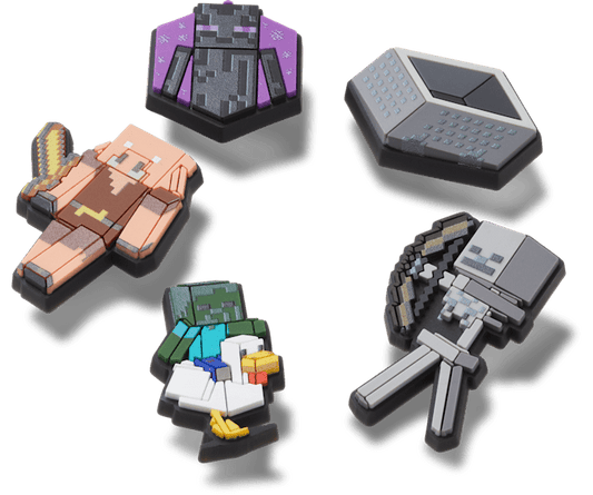 Crocs Jibbitz Charms 5 Pack - Minecraft