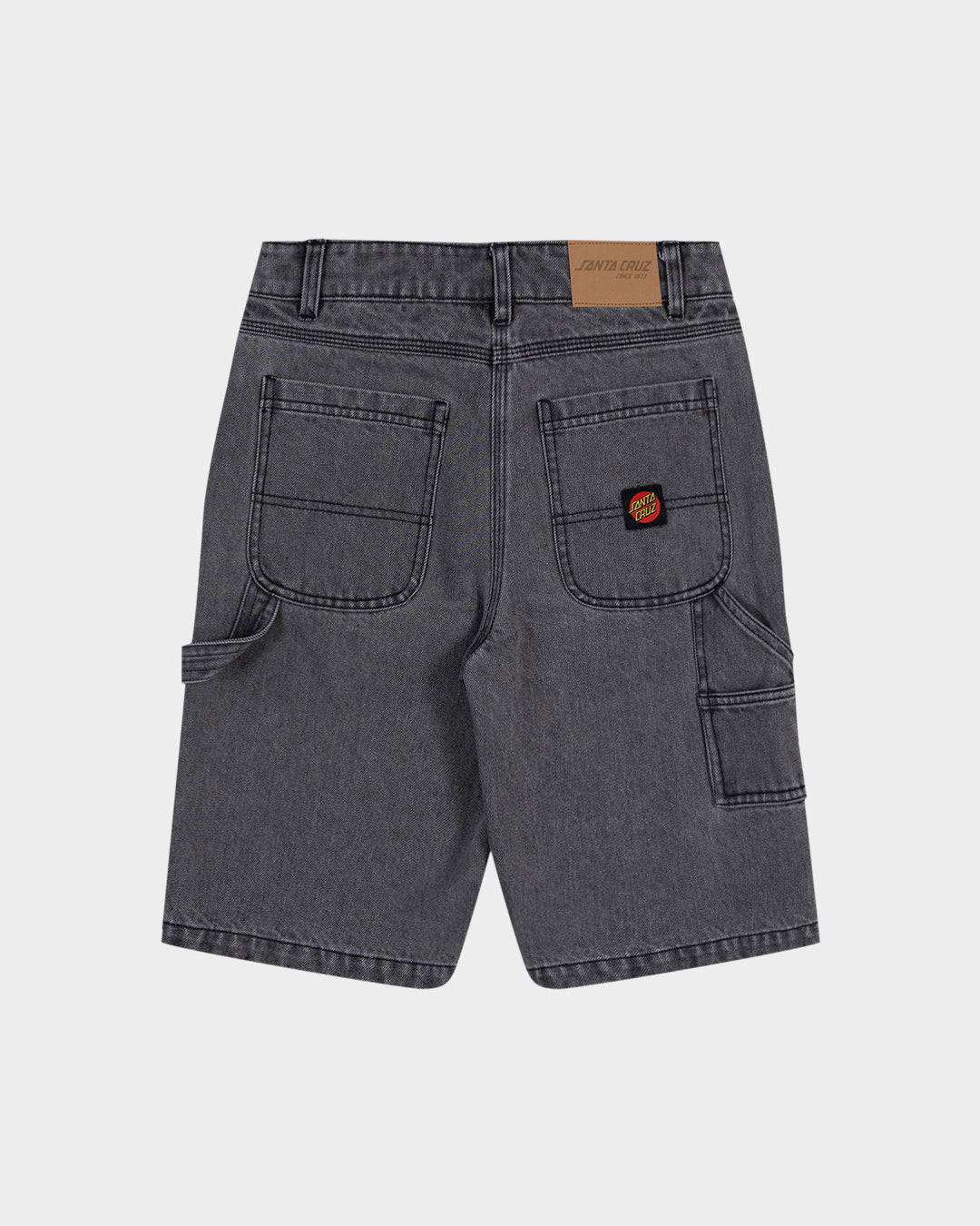 Santa Cruz Classic Dot Boys Carpenter Jean Short - Carbon