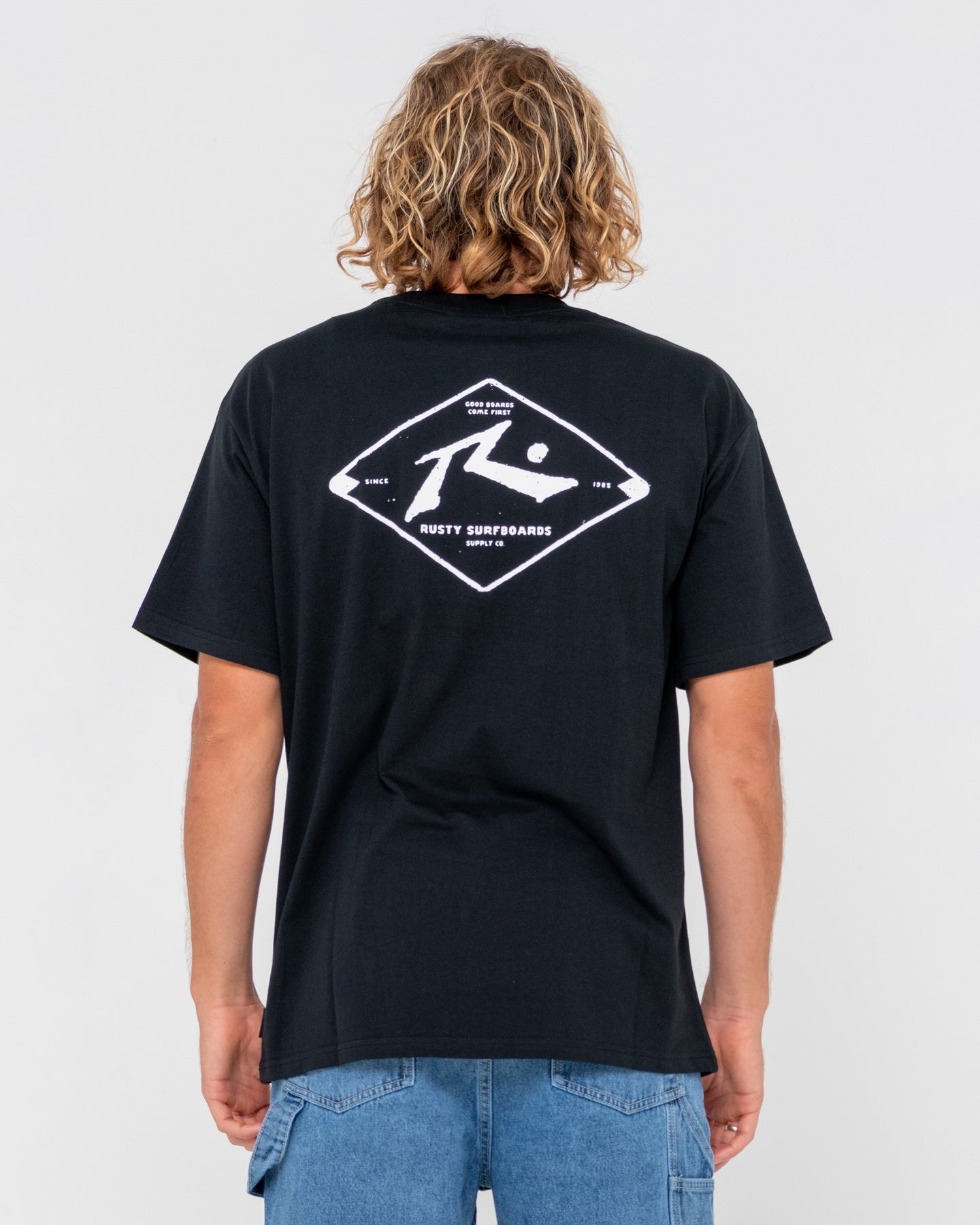 Rusty Wull Wolume Short Sleeve Tee - Black