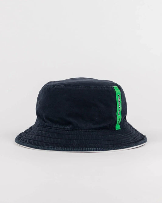 Rusty Hi-Vis Reversible Bucket Hat - Navy Blue - Guys & Girls Surf n Street
