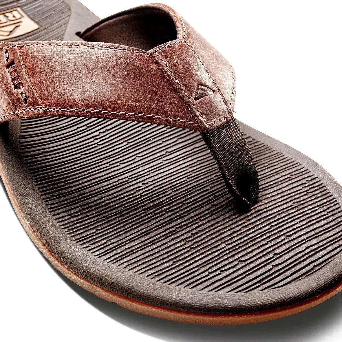 Reef Santa Anna Leather Thong - Brown - Guys & Girls Surf n Street