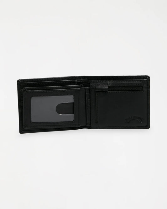 Billabong Scope 2-In-1 Leather Wallet - Black