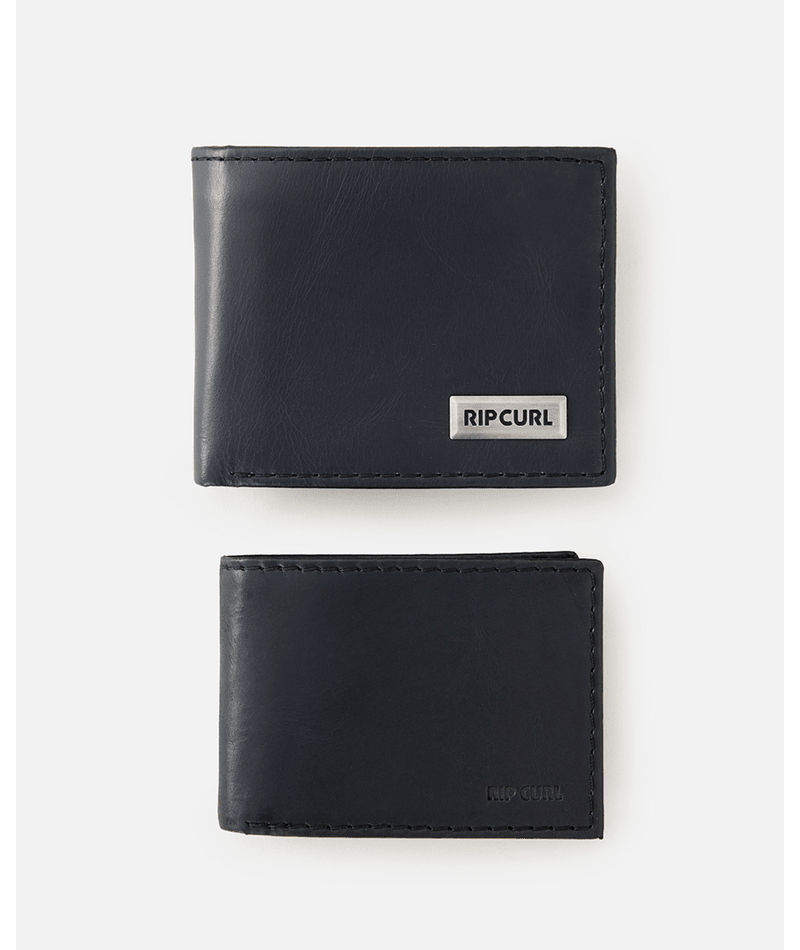 Rip Curl Classic Surf RFID 2 IN 1 Leather Wallet - Black