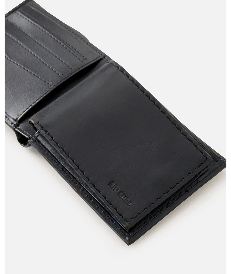 Rip Curl Classic Surf RFID 2 IN 1 Leather Wallet - Black