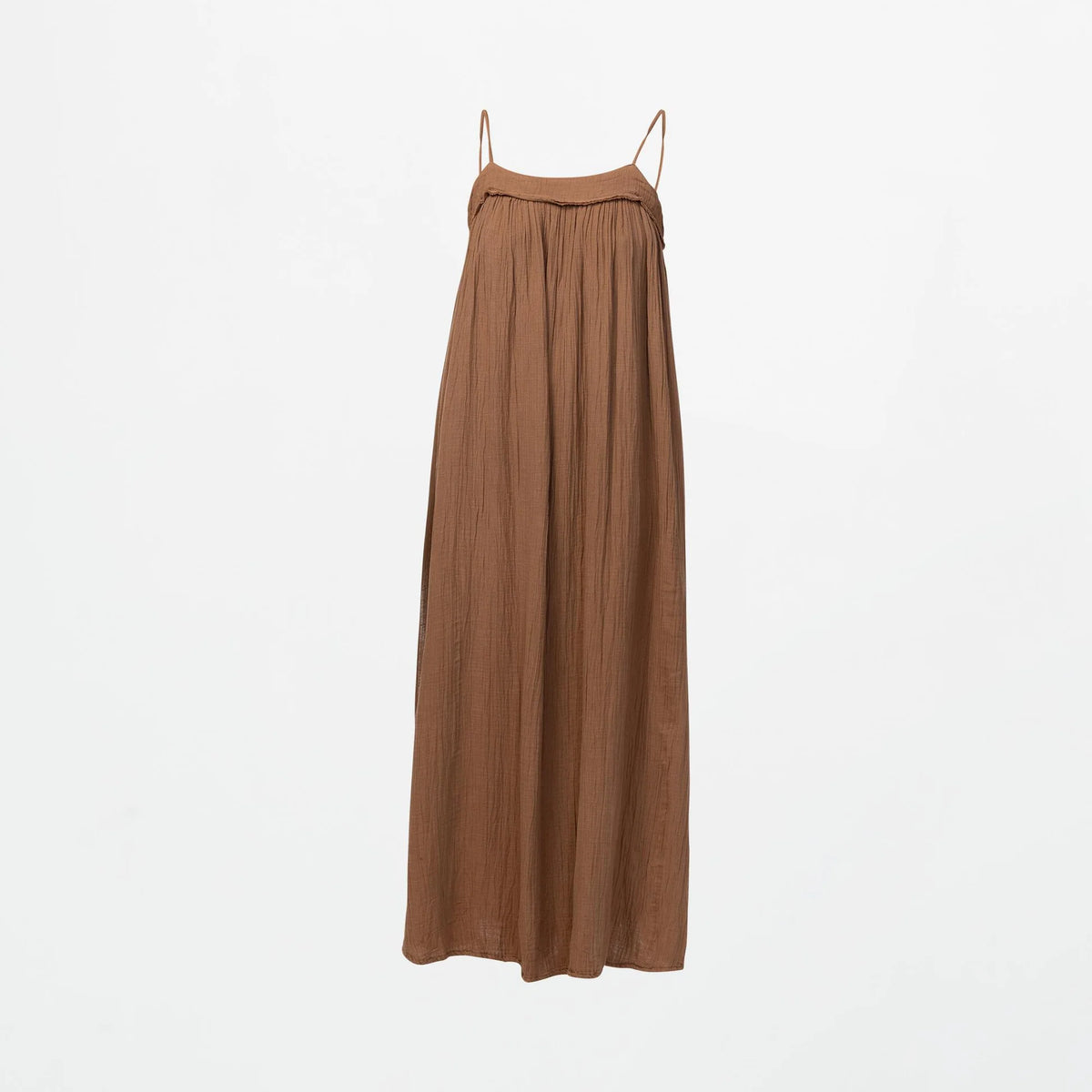 O'Neill Saltwater Solids Sai Maxi Dress - Carob Brown