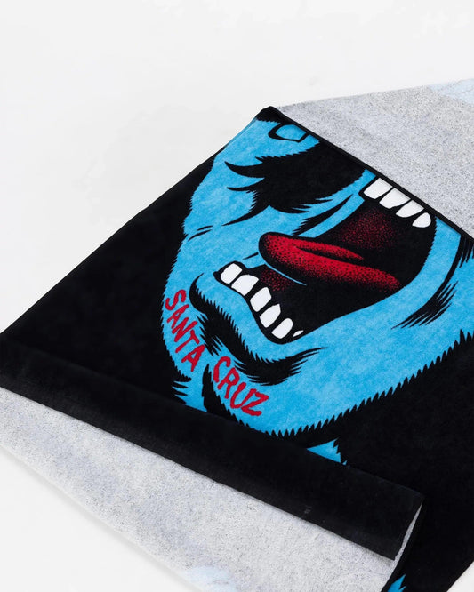 Santa Cruz Screaming Hand Towel - Black - Guys & Girls Surf n Street