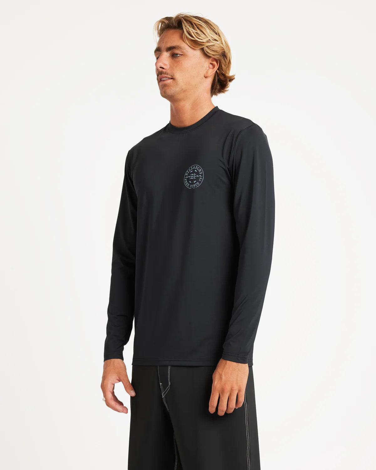Billabong Big Wave Daz Long Sleeve Rash Vest - Black