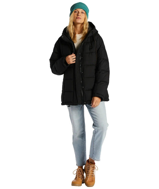 Billabong ADiv Venture On Puffer - Black - Guys & Girls Surf n Street