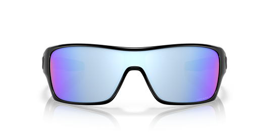 Oakley Turbine Rotor - Polished Black With Prizm Deep Water Polarized Lenses