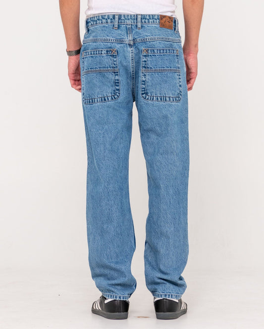 Rusty Steven Straight Jean - Middy Blue
