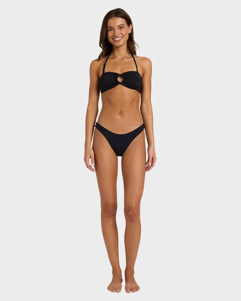 Roxy SD Beach Classics Ring Bandeau Bikini Top - Anthracite - Guys & Girls Surf n Street