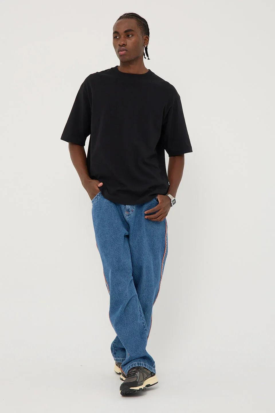 Rusty Flip Daddy 2.0 Jean - Middy Blue - Guys & Girls Surf n Street