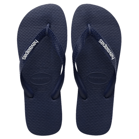 Havaianas Rubber Logo - Navy Blue/White