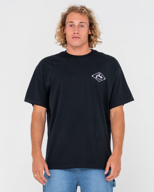 Rusty Wull Wolume Short Sleeve Tee - Black