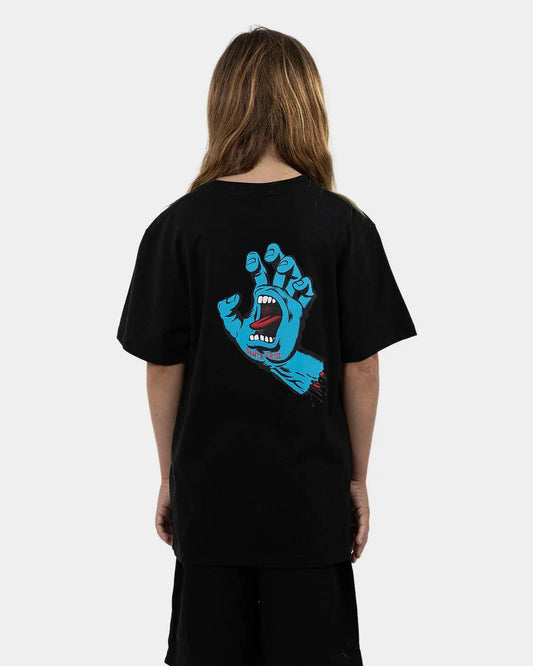 Santa Cruz Opus Screaming Hand Tee - Black - Guys & Girls Surf n Street