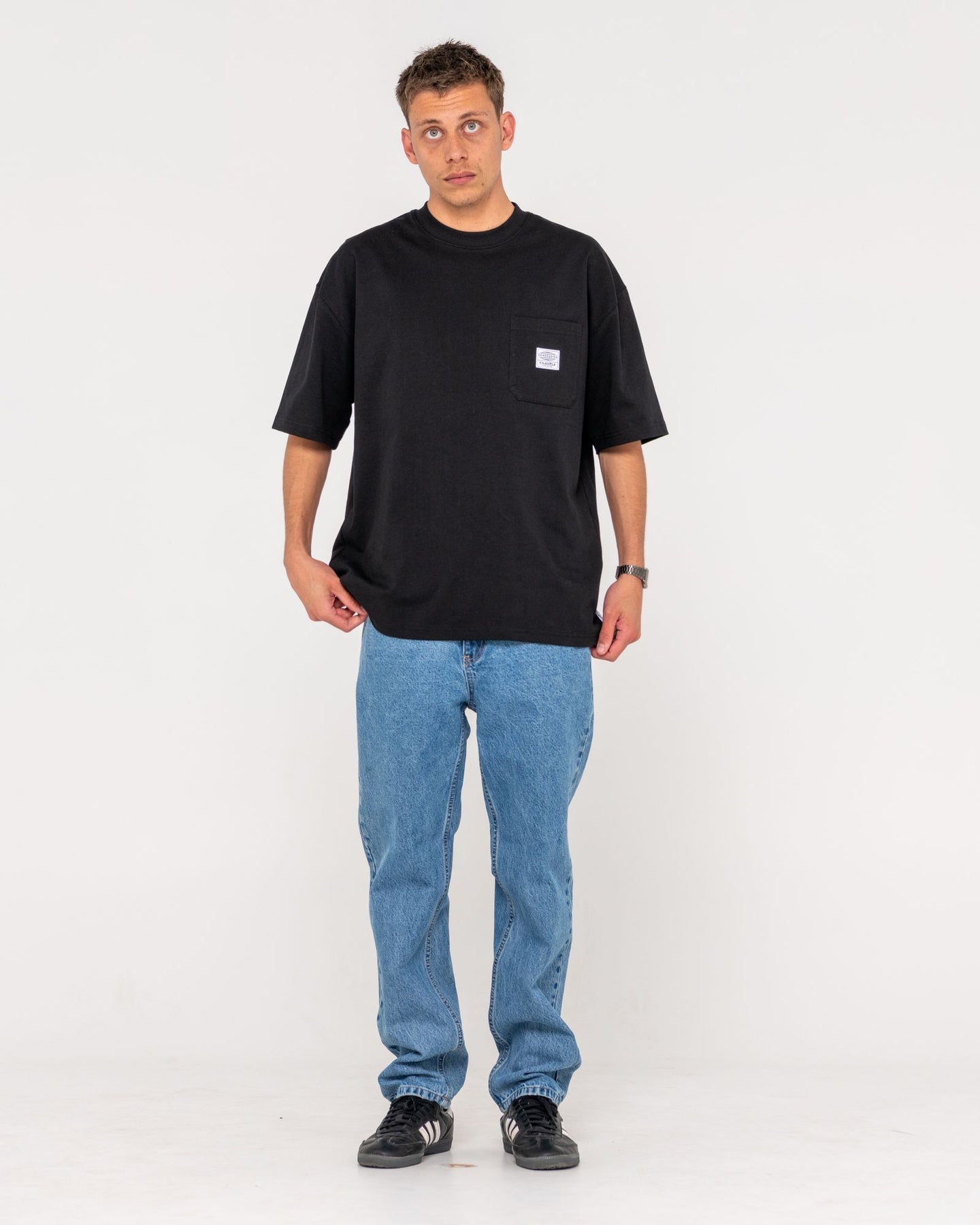 Rusty Steven Straight Jean - Middy Blue