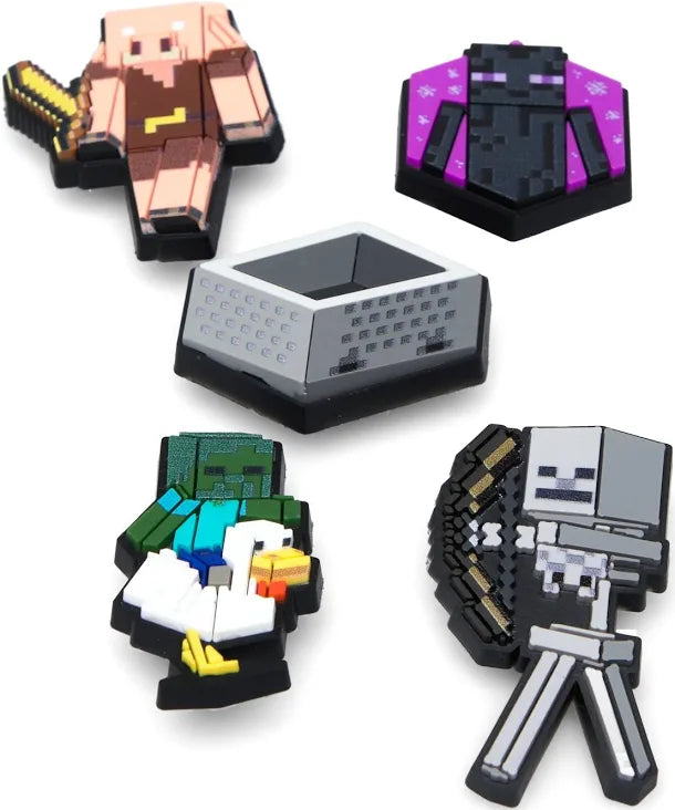 Crocs Jibbitz Charms 5 Pack - Minecraft